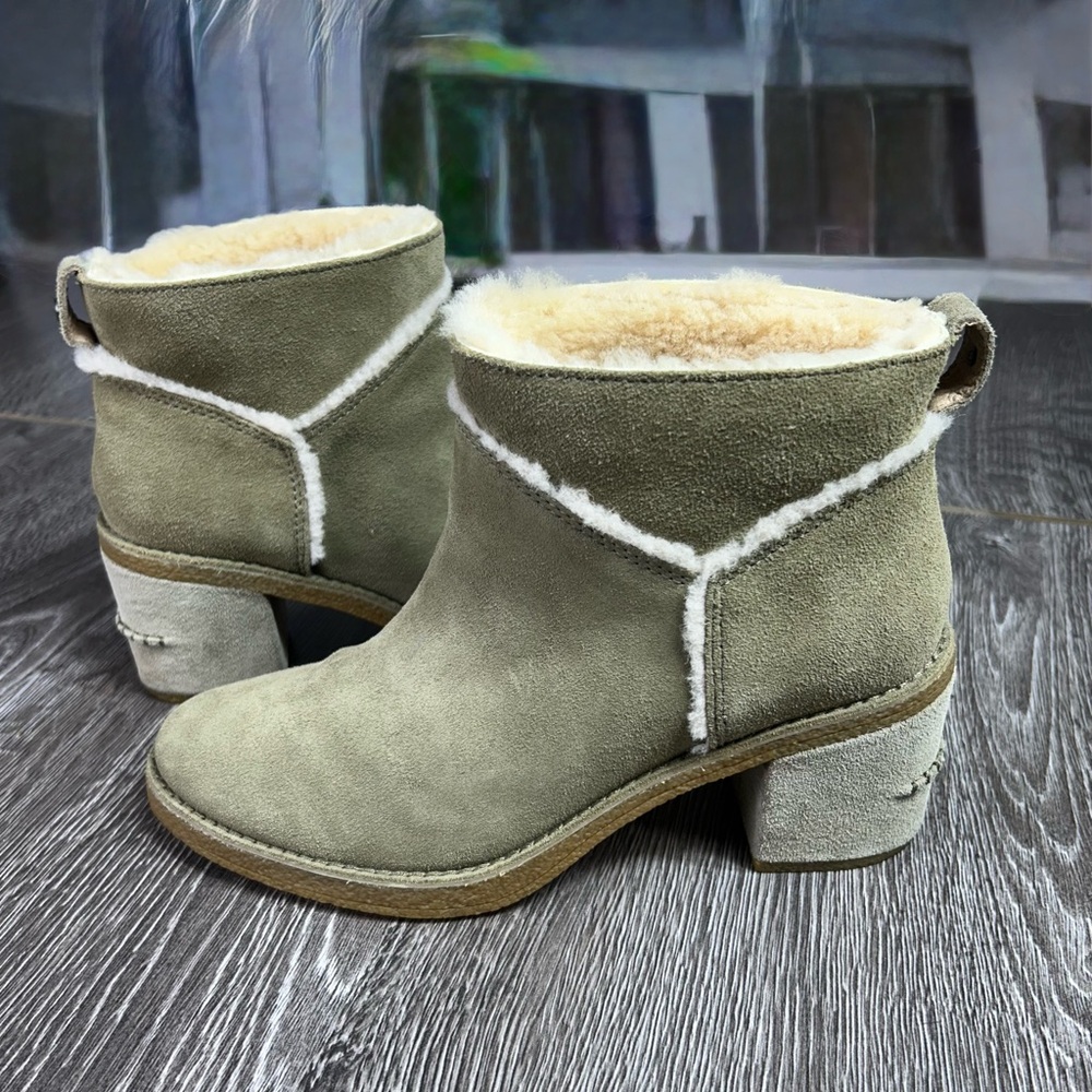 UGG KASEN SHEARLING SPILL SUEDE BOOTS